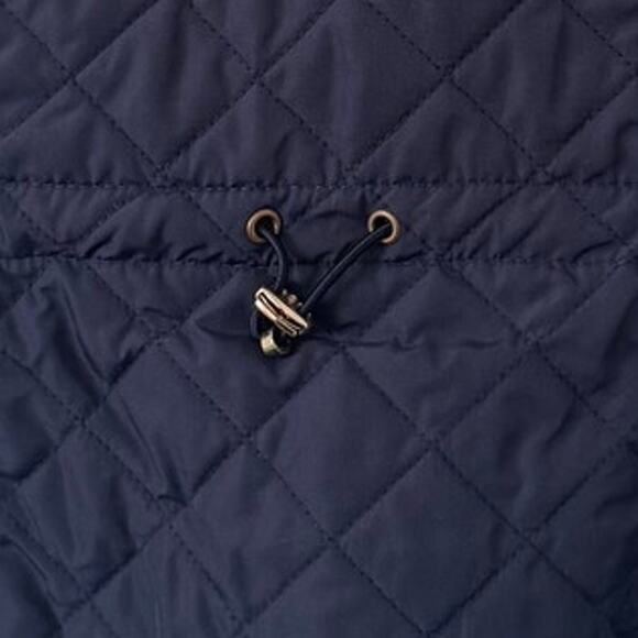 ZARA Basic Navy Quilted Vest Equestrian Preppy Core - Picture 4 of 5